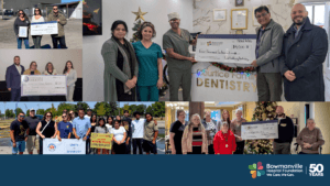 A collage of third-party fundraisers from 2025.