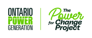 Ontario Power Generation | The Power for Change Project logo.