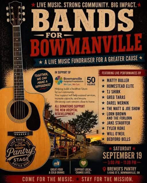 Bands for Bowmanville poster