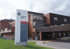 Front of Bowmanville Hospital.